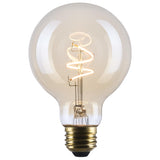 Satco 3.5w G25 LED 2000K CCT Selectable E26 Base Clear Glass 120v Bulb