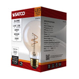 Satco 3.5w G25 LED 2000K CCT Selectable E26 Base Clear Glass 120v Bulb_1