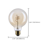 Satco 5.5w G30 LED 2000K CCT Selectable E26 Base Clear Glass 120v Bulb_2