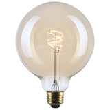 Satco 3.5w G40 LED 2000K CCT Selectable E26 Base Clear Glass 120v Bulb