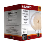 Satco 3.5w G40 LED 2000K CCT Selectable E26 Base Clear Glass 120v Bulb - BulbAmerica