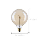 Satco 3.5w G40 LED 2000K CCT Selectable E26 Base Clear Glass 120v Bulb_2