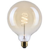 Satco 5.5w G40 LED 2000K CCT Selectable E26 Base Clear Glass 120v Bulb
