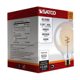 Satco 5.5w G40 LED 2000K CCT Selectable E26 Base Clear Glass 120v Bulb - BulbAmerica