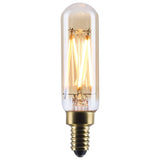 Satco 3.5w T6 LED 2000K CCT Candelabra Base Clear Glass 120v Bulb