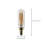 Satco 3.5w T6 LED 2000K CCT Candelabra Base Clear Glass 120v Bulb_2