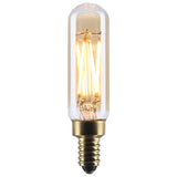 Satco 5.5w T6 LED 2000K CCT Candelabra Base Clear Glass 120v Bulb