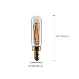 Satco 5.5w T6 LED 2000K CCT Candelabra Base Clear Glass 120v Bulb_2