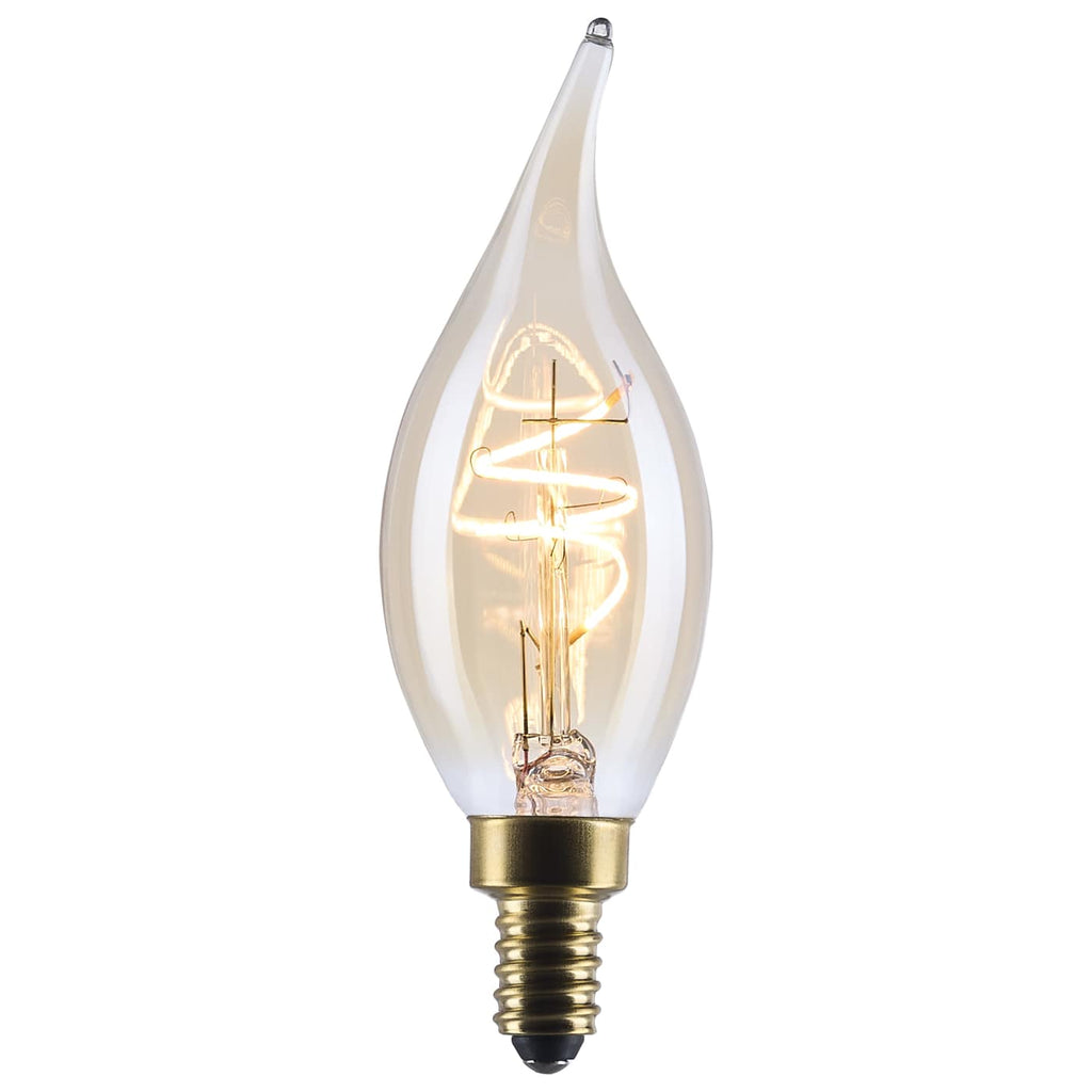 Satco 3.5w CA11 LED 2000K CCT Candelabra Base Clear Glass 120v Bulb