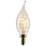 Satco 3.5w CA11 LED 2000K CCT Candelabra Base Clear Glass 120v Bulb