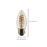 Satco 5.5w C11 LED 2000K CCT Selectable E26 Base Clear Glass 120v Bulb_2