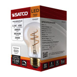 Satco 5.5w A19 LED 2000K CCT Selectable E26 Base Clear Glass 120v Bulb_1