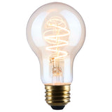 Satco 8w A19 LED 2000K CCT Selectable E26 Base Clear Glass 120v Bulb