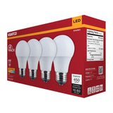 4Pk - Satco 5w LED A19 2700K CCT Selectable E26 Base 120v Bulb - BulbAmerica
