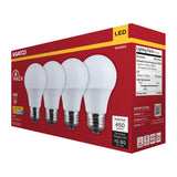 4Pk - Satco 5w LED A19 3000K CCT Selectable E26 Base 120v Bulb - BulbAmerica