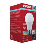 Satco 5w LED A19 4000K CCT Selectable E26 Base 120v Bulb_1