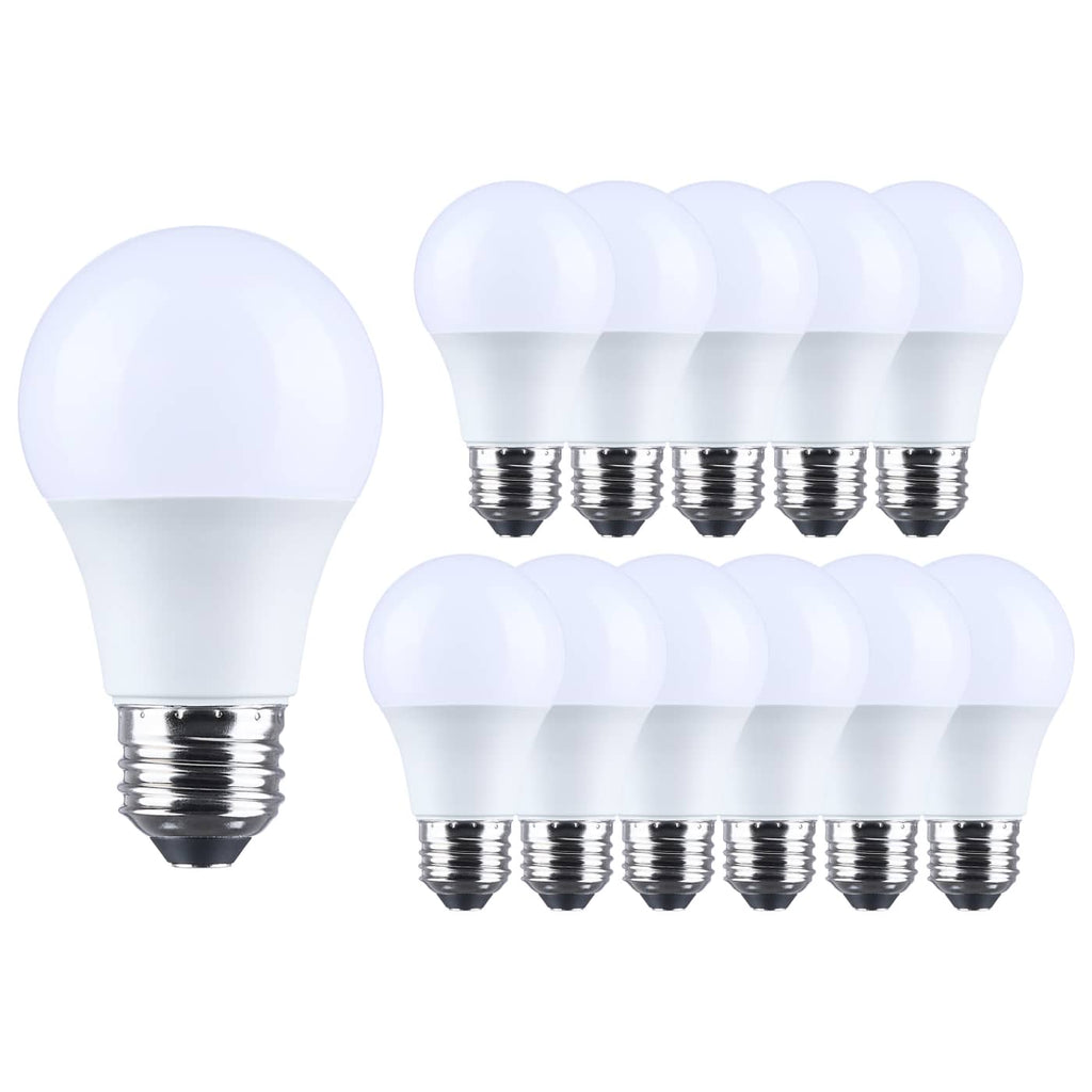 12Pk - Satco 8.5w LED A19 2700K CCT Selectable E26 Base 120v Bulb