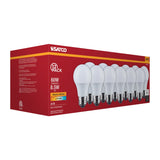 12Pk - Satco 8.5w LED A19 2700K CCT Selectable E26 Base 120v Bulb_1