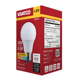 Satco 8.5w LED A19 3000K CCT Selectable E26 Base 120v Bulb - BulbAmerica