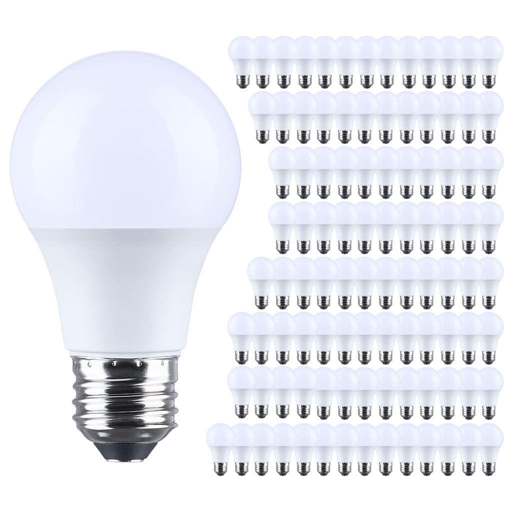 100Pk - Satco 8.5w LED A19 4000K CCT Selectable E26 Base 120v Bulb