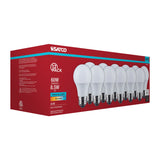 12Pk - Satco 8.5w LED A19 5000K CCT Selectable E26 Base 120v Bulb_1