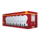 12Pk - Satco 12w LED A19 3000K CCT Selectable E26 Base 120v Bulb - BulbAmerica