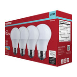 4Pk - Satco 12w LED A19 4000K CCT Selectable E26 Base 120v Bulb - BulbAmerica