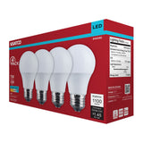4Pk - Satco 12w LED A19 5000K CCT Selectable E26 Base 120v Bulb - BulbAmerica