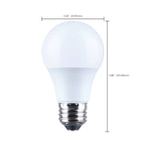 12Pk - Satco 12w LED A19 5000K CCT Selectable E26 Base 120v Bulb_2