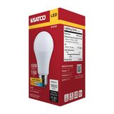Satco 15w LED A19 3000K CCT Selectable E26 Base 120v Bulb - BulbAmerica