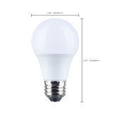 Satco 6.5w LED A19 3000K CCT Selectable E26 Base 120v Bulb_2