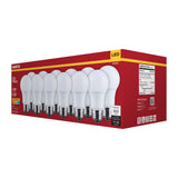 12Pk - Satco 9.8w LED A19 3000K CCT Selectable E26 Base 120v Bulb - BulbAmerica