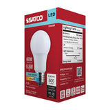 Satco 9.8w LED A19 4000K CCT Selectable E26 Base 120v Bulb - BulbAmerica