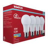 4Pk - Satco 9.8w LED A19 4000K CCT Selectable E26 Base 120v Bulb_1