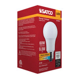 Satco 9.8w LED A19 2700K CCT Selectable E26 Base 120-277v Bulb_1