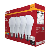 4Pk - Satco 13.5w LED A19 2700K CCT Selectable E26 Base 120v Bulb - BulbAmerica