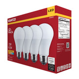 4Pk - Satco 13.5w LED A19 3000K CCT Selectable E26 Base 120v Bulb - BulbAmerica