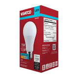 Satco 13.5w LED A19 5000K CCT Selectable E26 Base 120v Bulb - BulbAmerica