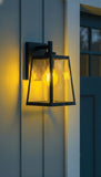 Satco 8w LED A19 Straight Filament Yellow Light Glass 120v Bulb_3