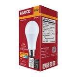 Satco LED A19 Three-Way Lamp 2700K 180 Beam Angle E26 Base 120v Bulb_1