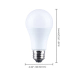 Satco LED A19 Three-Way Lamp 2700K 180 Beam Angle E26 Base 120v Bulb_2