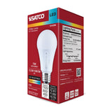 Satco LED A19 Three-Way Lamp CCT Selectable 180 Beam Angle E26 Base 120v Bulb_1