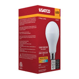Satco LED A21 Three-Way Lamp 2700K CCT Lumens Selectable E26 Base 120v Bulb_1