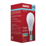 Satco LED A21 Three-Way Lamp 4000K CCT Lumens Selectable E26 Base 120v Bulb_1