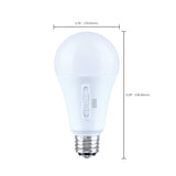 Satco LED A21 Three-Way Lamp CCT Selectable E26 Base 120v Bulb_2