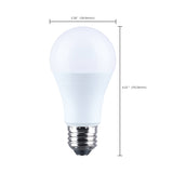 Satco LED A19 Three-Way L amp 3000K CCT Lumens Selectable E26 Base 120v Bulb_2