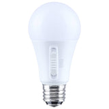 Satco LED A19 Three-Way Lamp CCT Selectable 230 Beam Angle E26 Base 120v Bulb