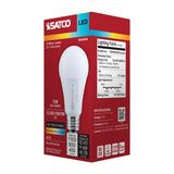 Satco LED A19 Three-Way Lamp CCT Selectable 230 Beam Angle E26 Base 120v Bulb - BulbAmerica