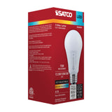 Satco LED A19 Three-Way Lamp CCT Selectable 230 Beam Angle E26 Base 120v Bulb_1