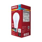 Satco 9w LED A19 CCT Selectable E26 Base 12-24v AC 12-34v DC Bulb - BulbAmerica